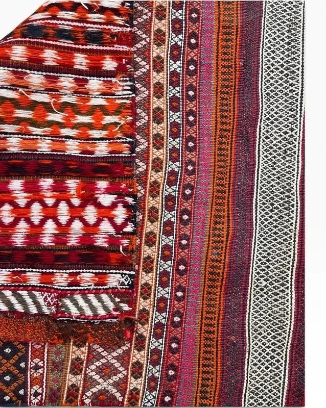 Vintage Persian Tribal Kilim Jajim Rug Handwoven Wool 136 x 72 cm — photograph 9