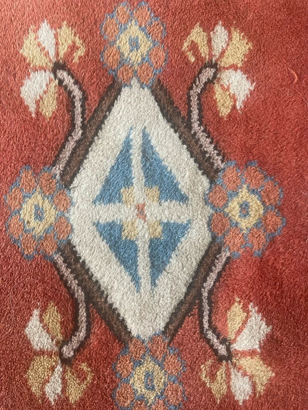 Handmade Turkish Milas Wool Rug 191 x 120 cm Vintage Style Anatolian Carpet — photograph 6