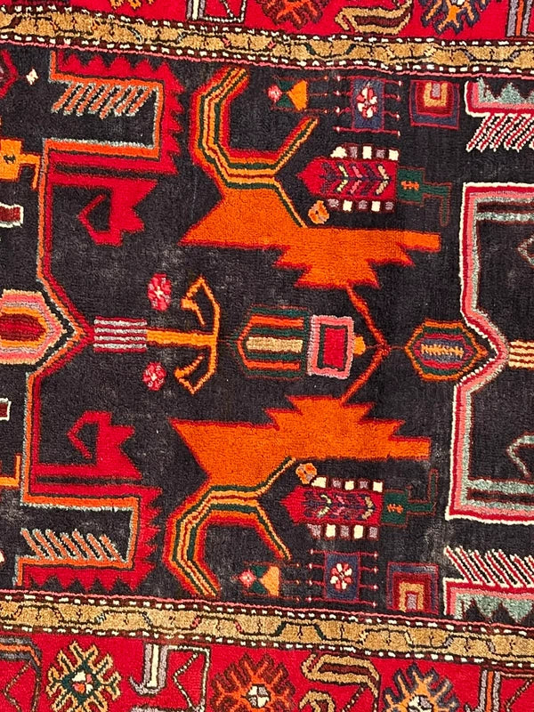 Vintage Persian Hamadan Rug – 140 x 200 cm — photograph 13