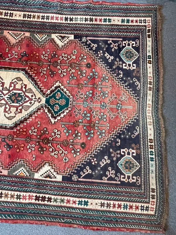 Hand Knotted Persian Tribal Rug 240 x 180 cm – Large Wool Rug — photograph 11