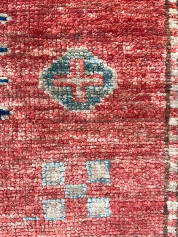 Hand Knotted Kazak Style Wool Rug 154x100cm Small Tribal Carpet — photograph 10