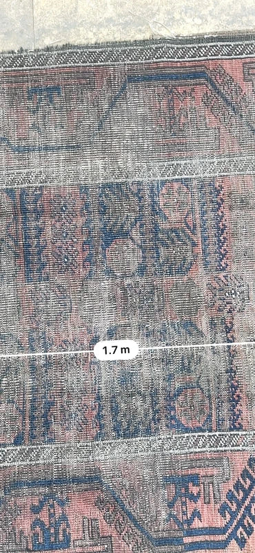 Very Old Afghan Ersari Hand Knotted Wool Rug 170 × 103 cm | Tribal Oriental Carpet — photograph 7
