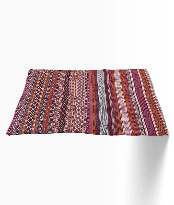 Vintage Persian Tribal Kilim Jajim Rug Handwoven Wool 136 x 72 cm — photograph 1