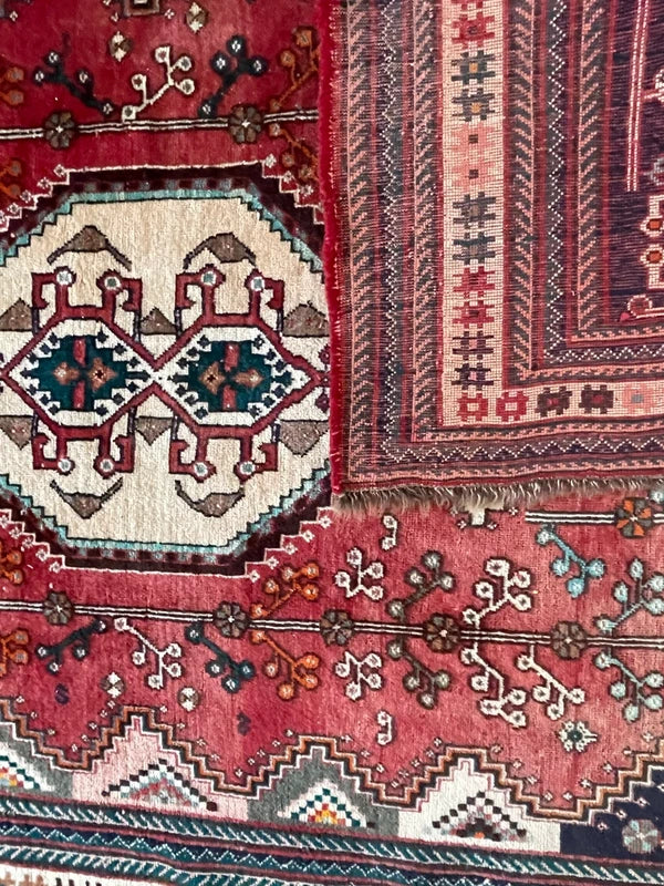 Hand Knotted Persian Tribal Rug 240 x 180 cm – Large Wool Rug — photograph 12