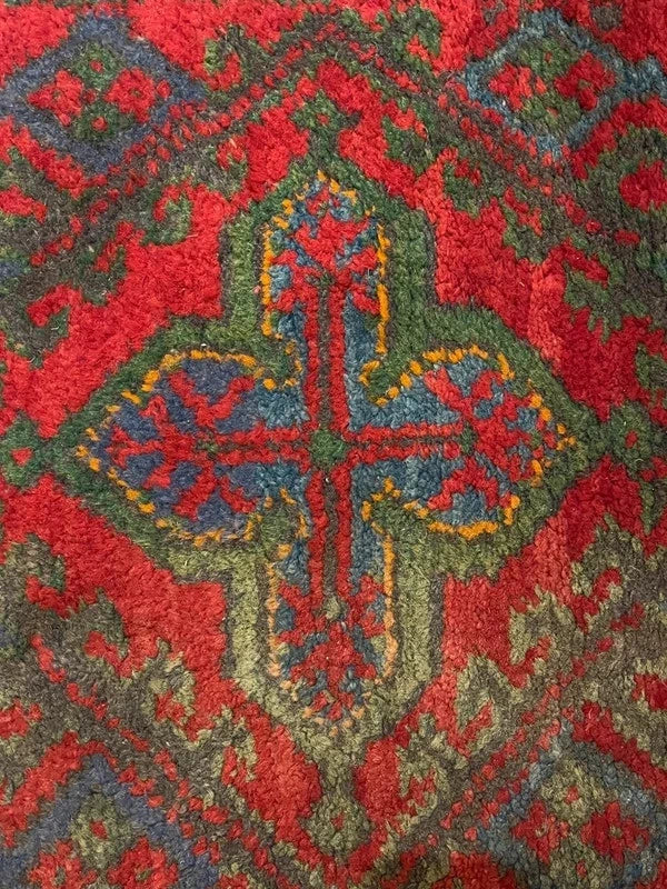 Vintage Eastern Anatolian Turkish Hand-Knotted Wool Runner Rug 351 x 91 cm — photograph 18