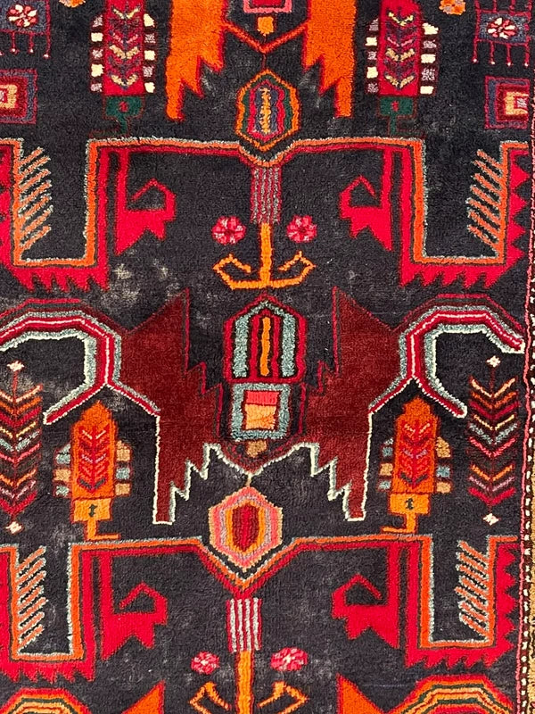 Vintage Persian Hamadan Rug – 140 x 200 cm — photograph 14