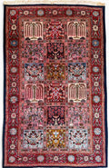 Persian Hand Knotted Wool Bakhtiari Garden Rug 111x178cm — photograph 1