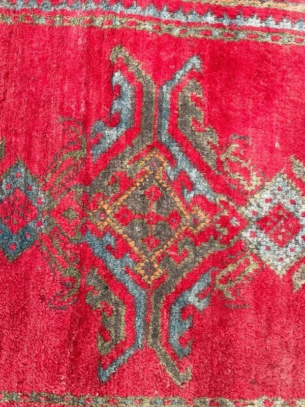 Vintage Eastern Anatolian Turkish Hand-Knotted Wool Runner Rug 351 x 91 cm — photograph 14