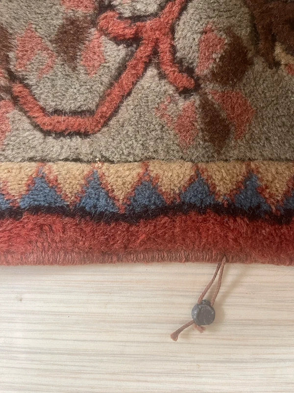 Handmade Turkish Milas Wool Rug 191 x 120 cm Vintage Style Anatolian Carpet — photograph 12