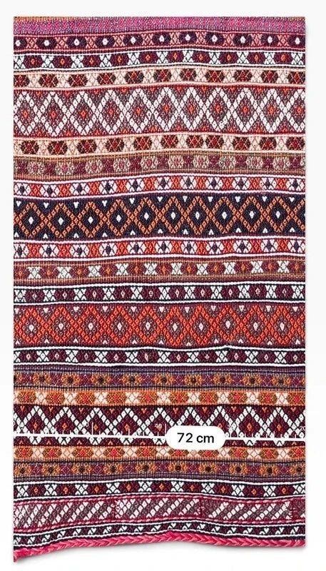 Vintage Persian Tribal Kilim Jajim Rug Handwoven Wool 136 x 72 cm — photograph 12