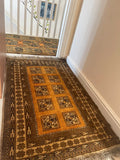 Small handmade Bokhara rug, approx. 139 x 85 cm. — photograph 1