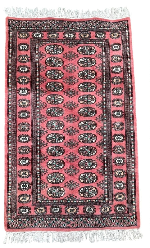 Hand Knotted Bokhara Rug 155x93cm — photograph 6