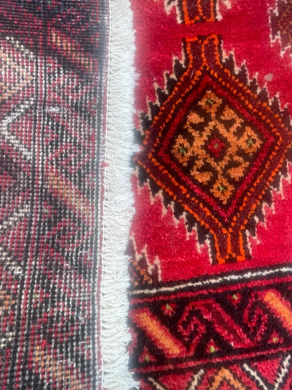 Beautiful handmade tribal wool rug, approx 178 x 100 cm — photograph 12