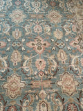 Large Hand Knotted Wool Rug 241x151cm Muted Ziegler Chobi Style — photograph 1