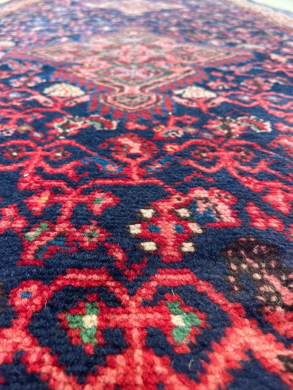 Authentic Hand-Knotted Persian Taj Abad Wool Runner (295 x 104 cm) — photograph 11