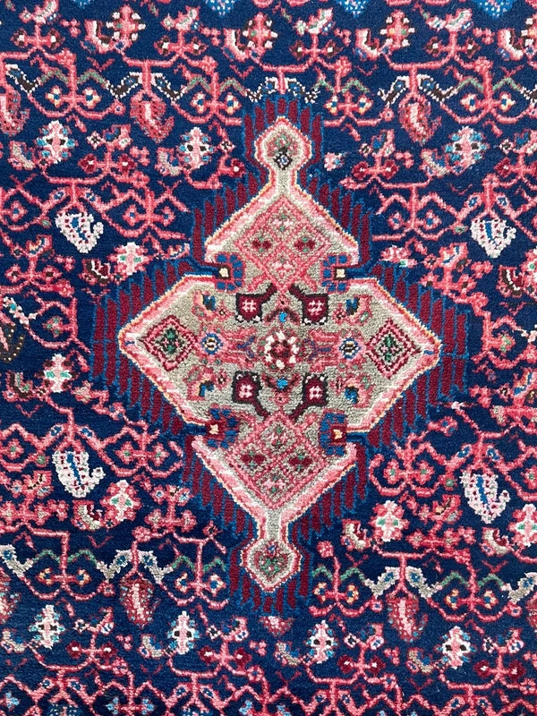 Authentic Hand-Knotted Persian Taj Abad Wool Runner (295 x 104 cm) — photograph 16