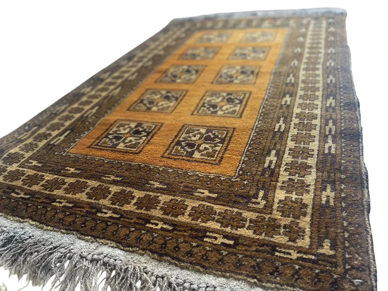 Small handmade Bokhara rug, approx. 139 x 85 cm. — photograph 7