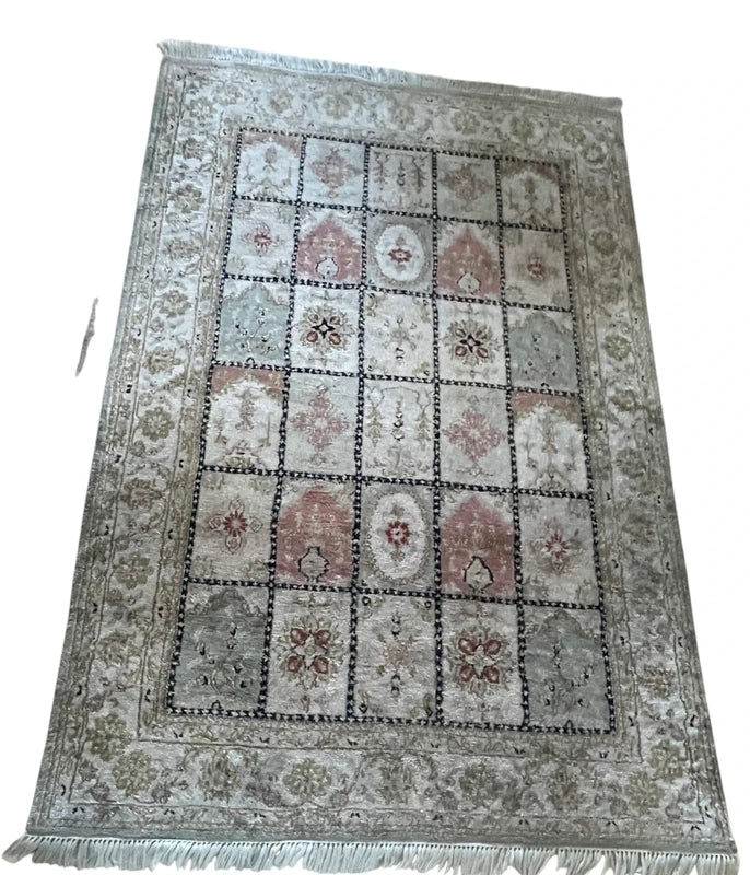Handmade Cotton on Cotton Rug 125 x 182 cm — photograph 4