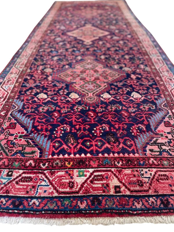 Authentic Hand-Knotted Persian Taj Abad Wool Runner (295 x 104 cm) — photograph 2