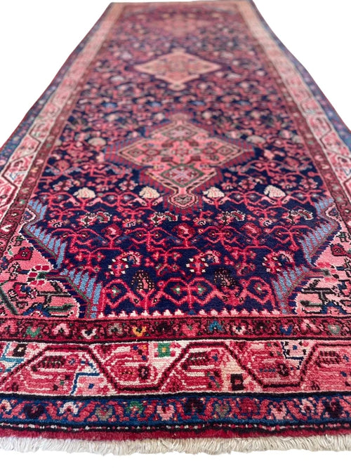 Authentic Hand-Knotted Persian Taj Abad Wool Runner (295 x 104 cm) — photograph 2