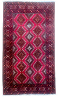 Beautiful handmade tribal wool rug, approx 178 x 100 cm — photograph 1