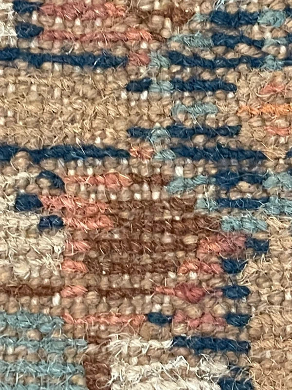 Large vintage Hand Knotted Wool Rug 293 x 246 cm – Traditional Medallion Persian Style — photograph 20