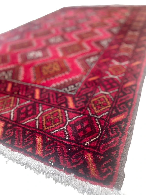 Beautiful handmade tribal wool rug, approx 178 x 100 cm — photograph 5
