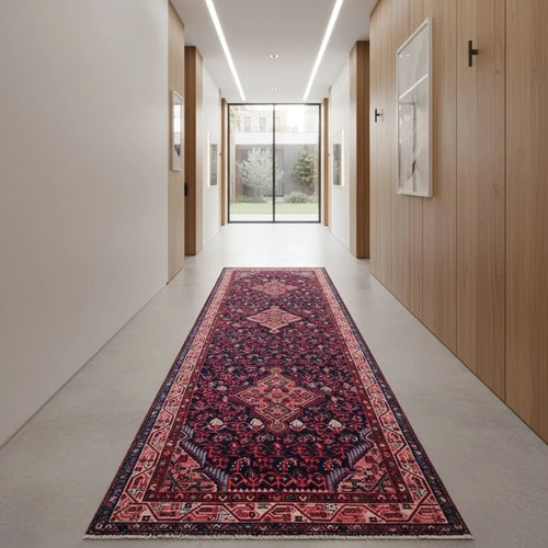 Authentic Hand-Knotted Persian Taj Abad Wool Runner (295 x 104 cm) — photograph 1