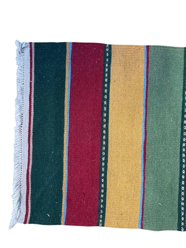 Vintage Handwoven Kilim Runner 203 × 56 cm | Wool Hallway Runner | Striped Flatweave Rug — photograph 11