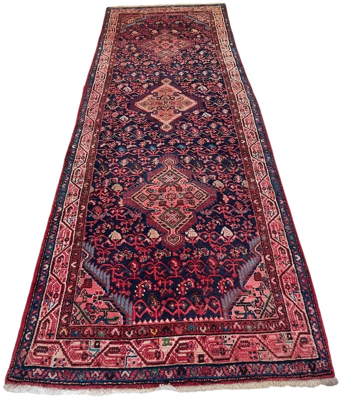 Authentic Hand-Knotted Persian Taj Abad Wool Runner (295 x 104 cm) — photograph 3