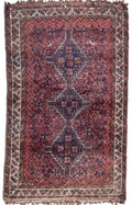 Vintage Hand Knotted Persian Hamadan Rug 178 × 108 cm | Iranian Tribal Wool Carpet | Made in Iran — photograph 1