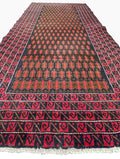 Vintage Afghan Baluch Hand Knotted Wool Rug 194x104cm Tribal Persian Style — photograph 1