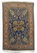 Persian Hand Knotted Wool Rug 164x105cm Vintage Oriental Floral Bird Carpet — photograph 1