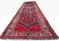 Vintage Persian Hand Knotted Wool Runner Rug 305x102cm Tribal — photograph 1