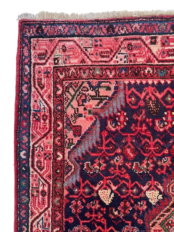 Authentic Hand-Knotted Persian Taj Abad Wool Runner (295 x 104 cm) — photograph 9